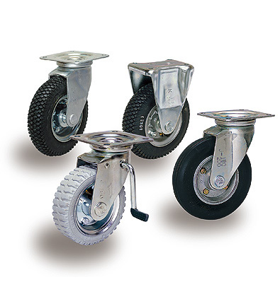 Pneumatic Wheel/Airless (Flat-free) Wheel Castors