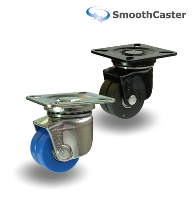 Silent Smooth Castors II|Twin wheeled compact heavy duty type