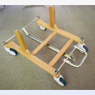 Wooden Frame Cart with Central Lock Unit for Wheelchair